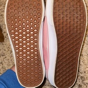 Worn maybe twice pink vans.
